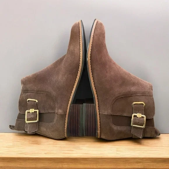 Tommy Hilfiger “terez” size 7.5 zip ankle bootie, beautiful chocolate brown NWOB - Picture 6 of 15